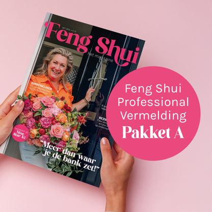 Feng Shui Professional vermelding - Pakket A