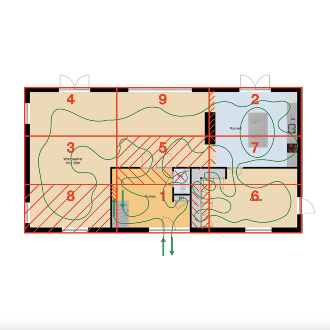 Hulp bij Ba Gua leggen